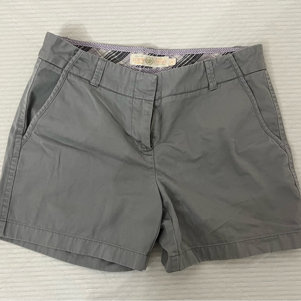 Gray J.Crew Shorts